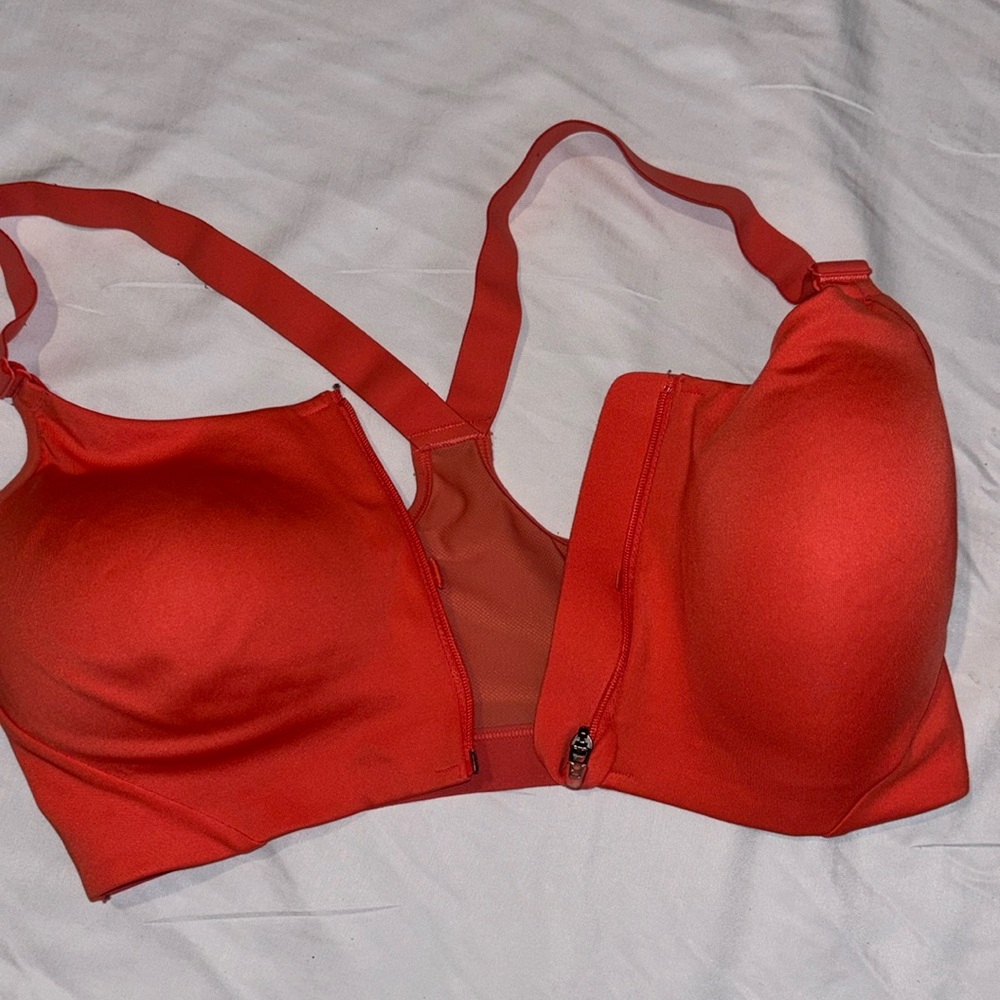 All in motion sport bra coral orange size 38C